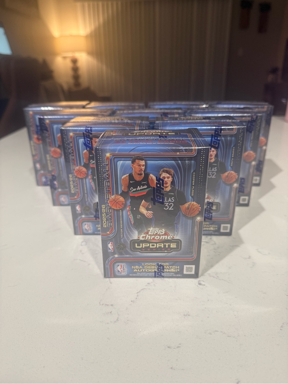 Topps Chrome Update Basketball Blaster Value Box NEW Factory Sealed In Hand